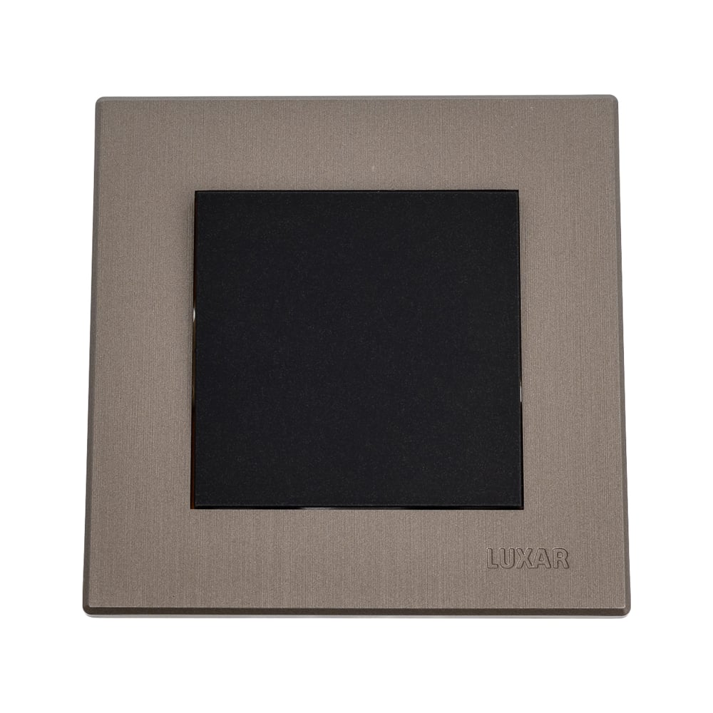 Изображение товара Выключатель Luxar Mosaic 1-клавиша черный титан IP20 250В 10А