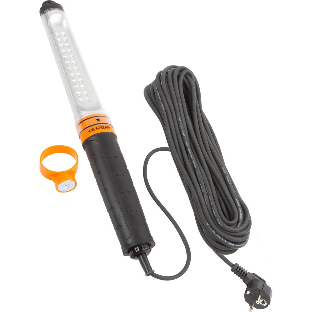 Изображение товара Переносной светодиодный светильник WIEDERKRAFT WDK Raptor XL 220 В, длина провода 15 м WDK-WL2210015