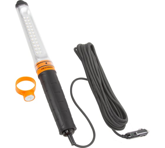Изображение товара Переносной светодиодный светильник WIEDERKRAFT WDK Raptor XL 12/24 В, длина провода 10 м, для автомобильной розетки WDK-WL1210010
