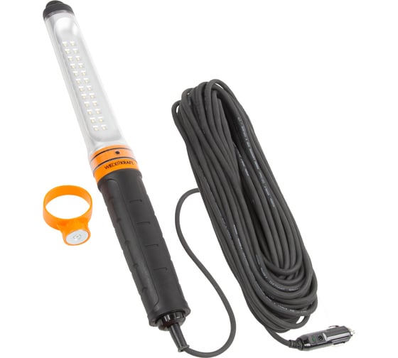 Изображение товара Переносной светодиодный светильник WIEDERKRAFT WDK Raptor XL 12/24 В, длина провода 20 м, для автомобильной розетки WDK-WL1210020