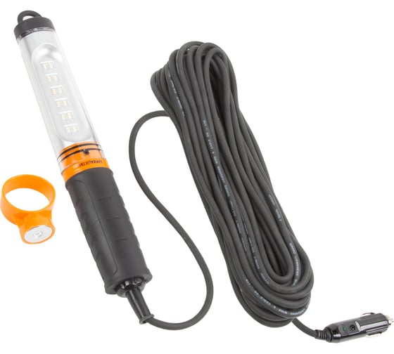 Изображение товара Переносной светодиодный светильник WIEDERKRAFT WDK Raptor 12/24 В, длина провода 15 м, для автомобильной розетки WDK-WL1280015