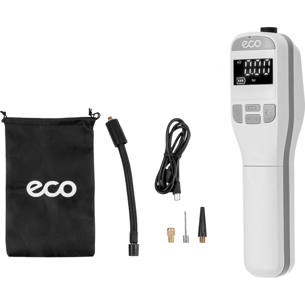 Изображение товара Автомобильный компрессор ECO AE-005 Comfort EC3010-1 с цифровым дисплеем и защитой от перегрева