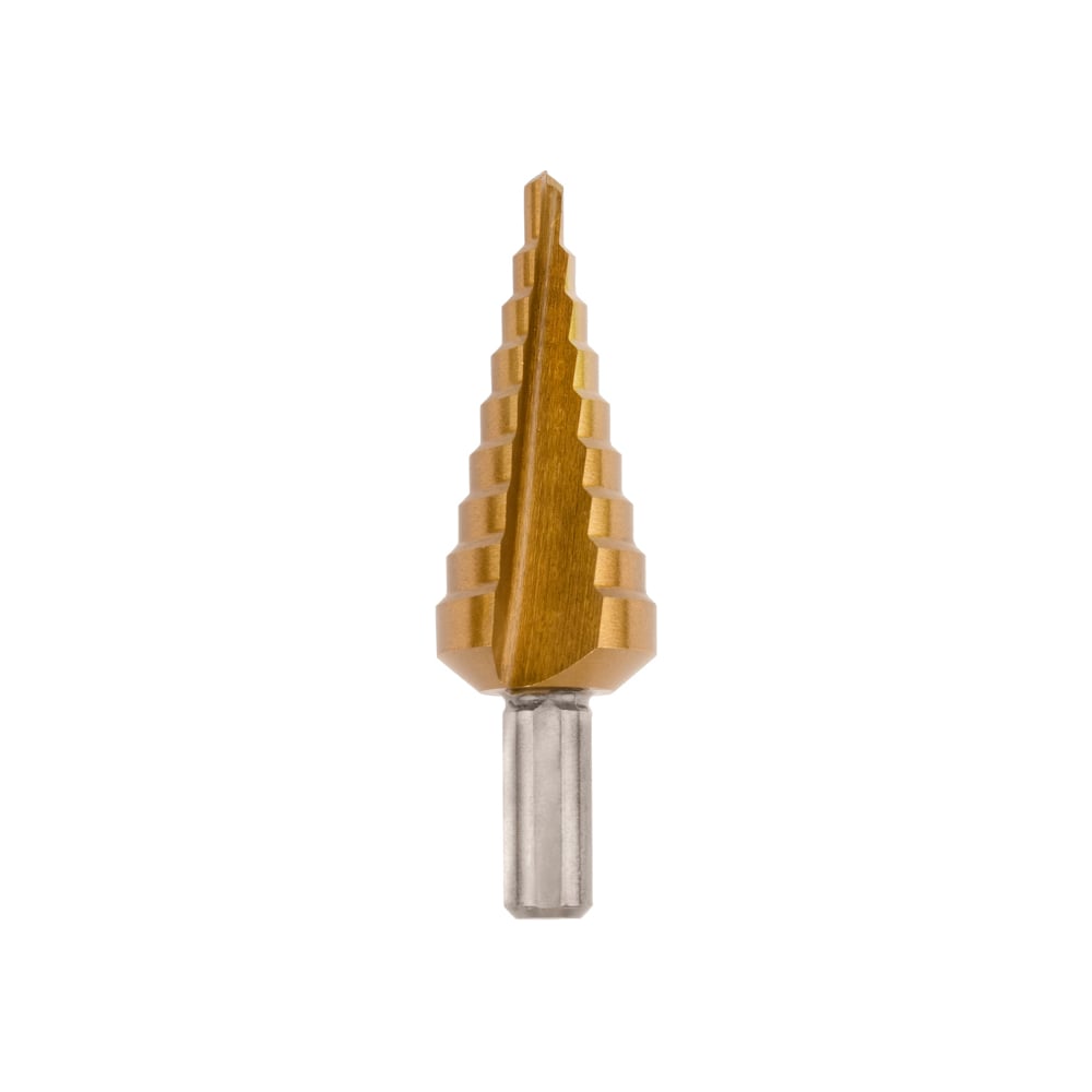 Изображение товара Сверло ступенчатое NORGAU 6-30 мм HSS TiN - высококачественное металлоконструкционное сверло