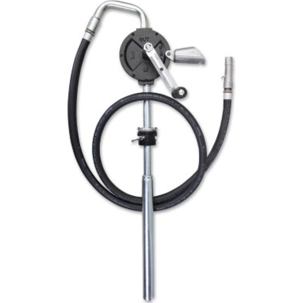 Изображение товара Роторный насос с рукавом для бензина ДТ и растворителей для бочек Petropump 50-205