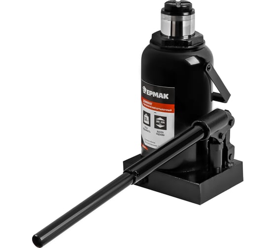 Изображение товара Домкрат гидравлический бутылочный ЕРМАК 32 т, h подъема 285-495 мм 741-012