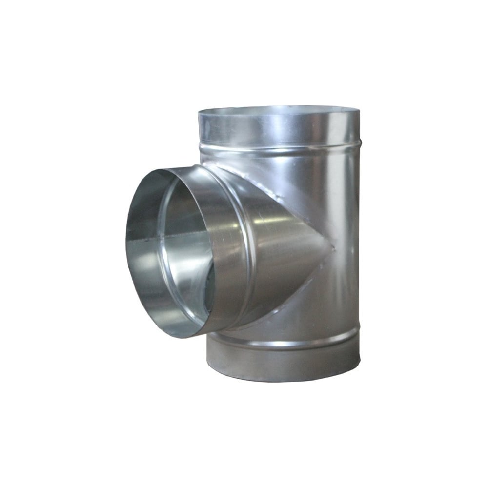 Изображение товара Тройник круглого сечения с круглой прямой врезкой Вентека Ф280-325/Ф225-30 Лист.нерж. (AISI 304) 0,50 14-7990000010129