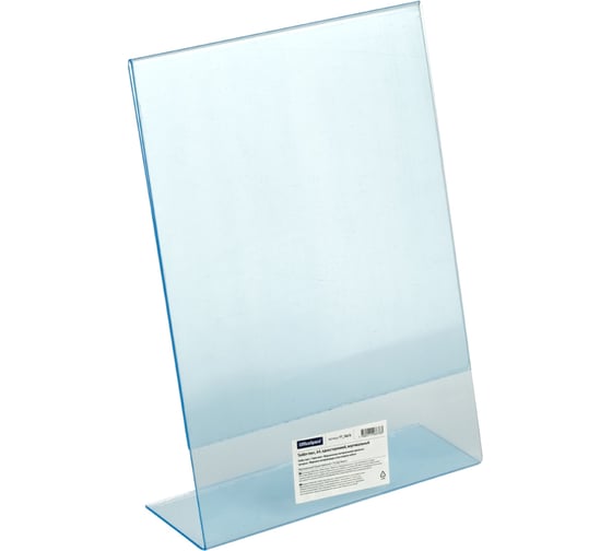 Изображение товара Подставка тейбл-тент для рекламы OfficeSpace А4, односторонний, вертикальный TT_28678