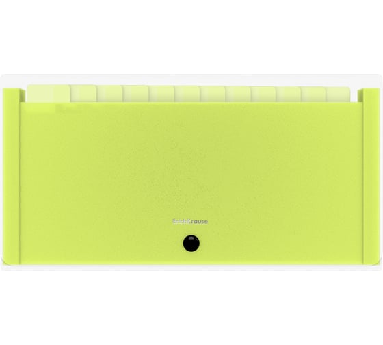 Изображение товара Папка ErichKrause-картотека пластиковая текстура Песок Неон, с 13 цветными отделениями, для чеков, прозрачный, ассорти 61217