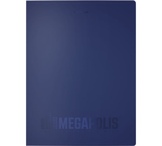 Изображение товара Папка ErichKrause MEGAPOLIS с боковым зажимом пластиковая, A4, ассорти (в пакете по 4 шт) 50139