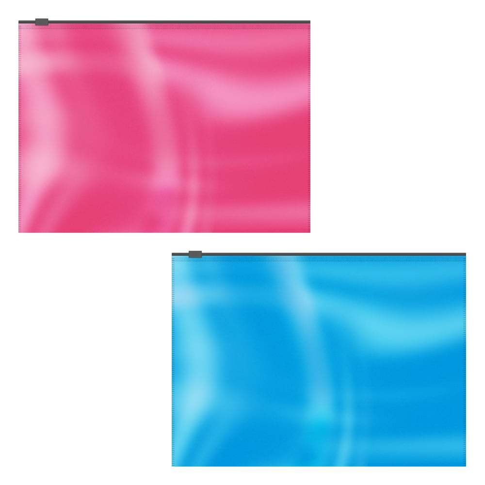 Изображение товара Набор из 4 zip-пакетов пластиковых ErichKrause Glossy Bubble Gum, арома, B5, непрозрачный, ассорти 55175