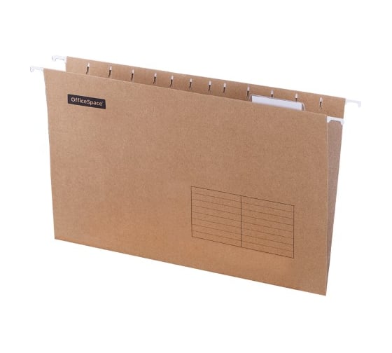 Изображение товара Подвесная папка OfficeSpace Foolscap 370х240 мм, светло-коричневая 296361
