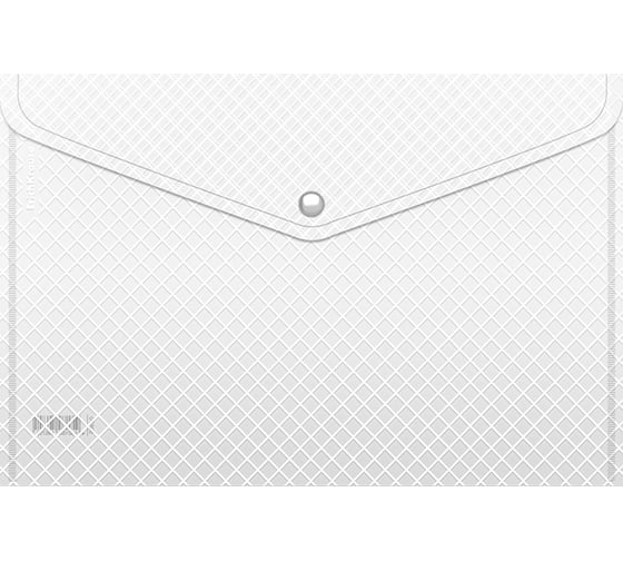 Изображение товара Папка-конверт на кнопке пластиковая ErichKrause Clear Rhombs, A4, 12 шт 59670