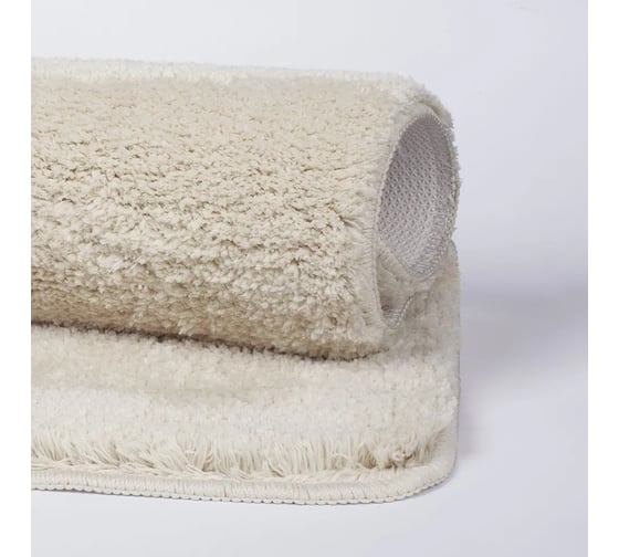 Изображение товара Коврик для ванной комнаты IDDIS 70x120, микрофибра, бежевый, BSQL01Mi12IT