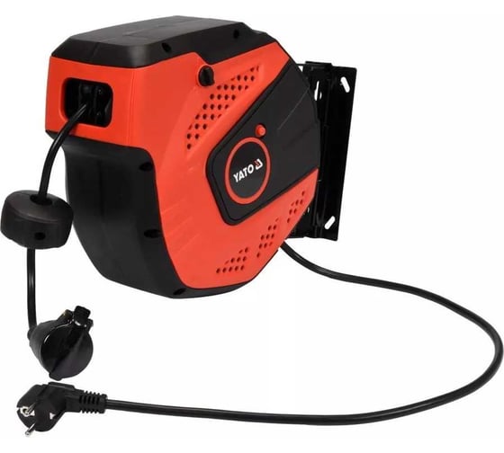 Изображение товара Удлинитель электрический настенный YATO 10 м, на катушке YT-81220 377481220 092 1