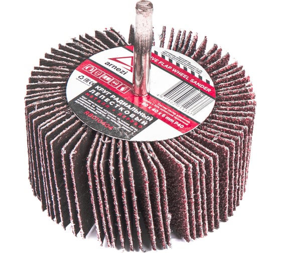 Изображение товара Круг лепестковый для дрели радиальный Arnezi 80x40x6 мм, P40 R8010404