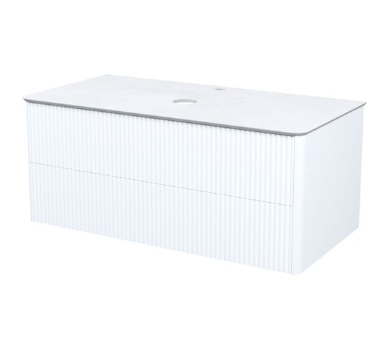 Изображение товара Тумба подвесная, со столешницей IDDIS Aiger 100 см, белый, AIG10W0i95K