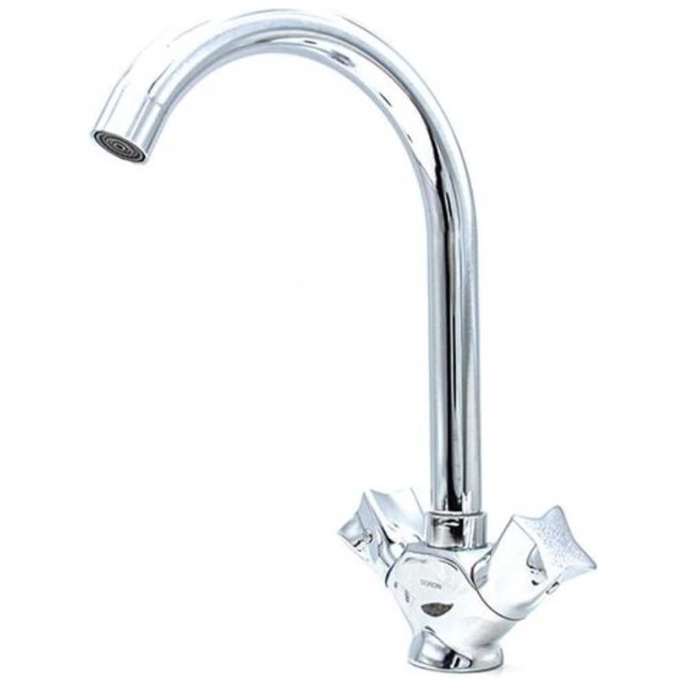 Изображение товара Смеситель для кухни Doron DC 1901-N хром двухрычажный с аэратором