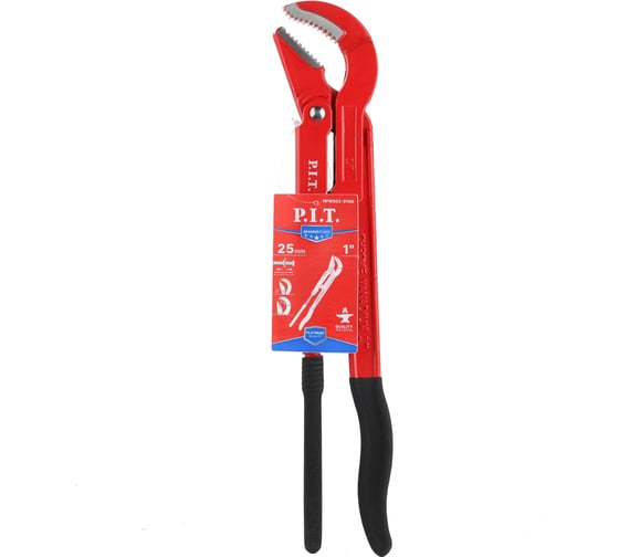 Изображение товара Ключ трубный рычажный P.I.T. №1, 300 мм, 1", губки 45, раскрытие 40 мм, 2 точки контакта HPWS02-0100