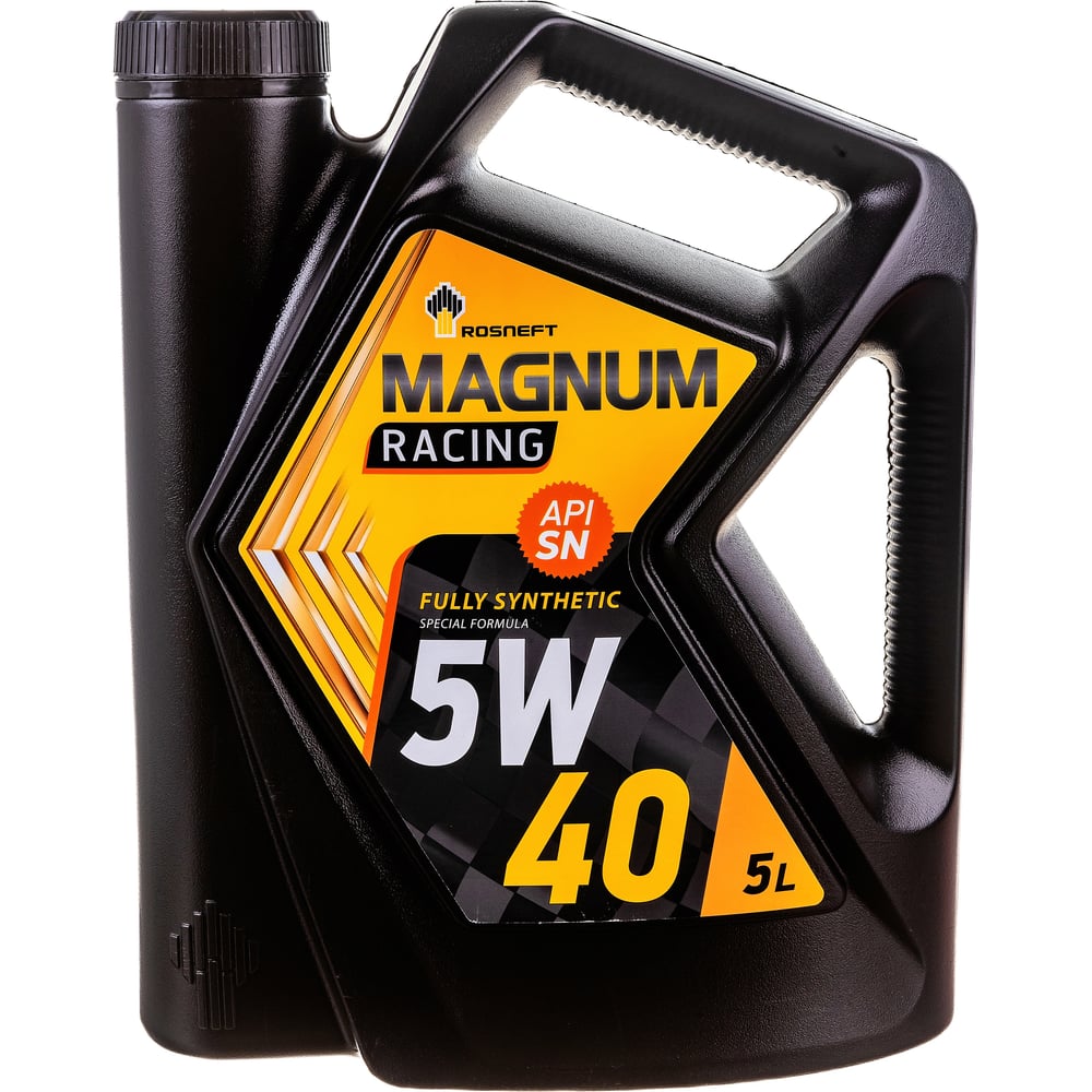 Синтетическое моторное масло Роснефть 5W40 40801650 Magnum Racing 5W-40 (РНПК) SN/A3/B4 - фото 1