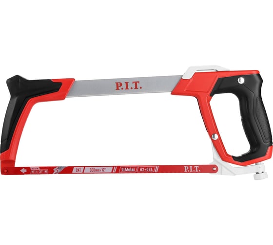 Изображение товара Ножовка по металлу P.I.T. серия DRUA 300 мм, 700 г, полотно BiM, 24 TPI, 90/45, БЗП HHAS01-0300