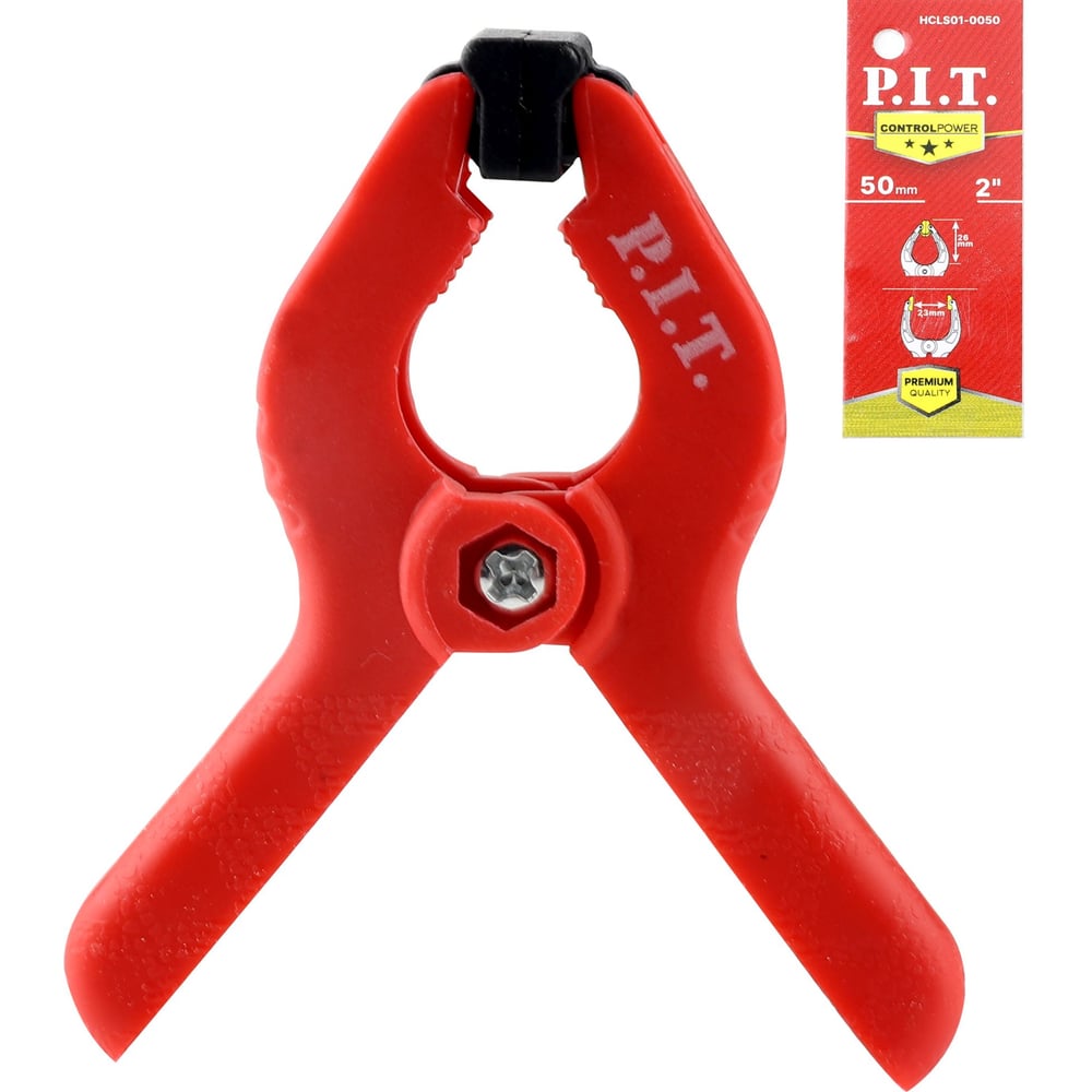 Изображение товара Струбцина пружинная P.I.T. серия CONTROL 50 мм зажим 23x26 мм