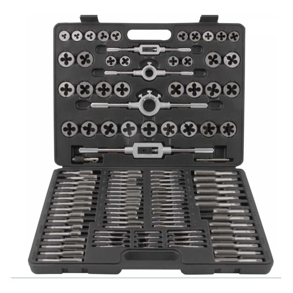 Изображение товара Набор метчиков и плашек Thorvik MTDS110 110 предметов 053836