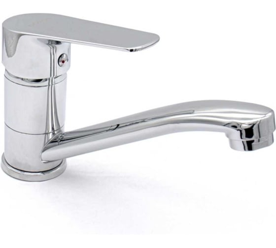 Изображение товара Смеситель для кухни Doron DС 2225-N, шаровый, хром, излив средний нос, п/г (2/20) 003338