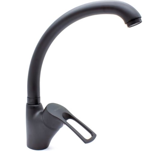 Изображение товара Смеситель для кухни Doron DС 2420B-N, шаровый, черный, излив высокий, п/г (1/10) 011967