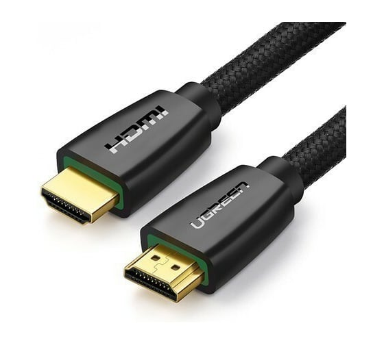 Изображение товара Кабель Ugreen HD118 HDMI Male To Male Cable With Braid. Длина: 10м. Цвет: черный 40414_