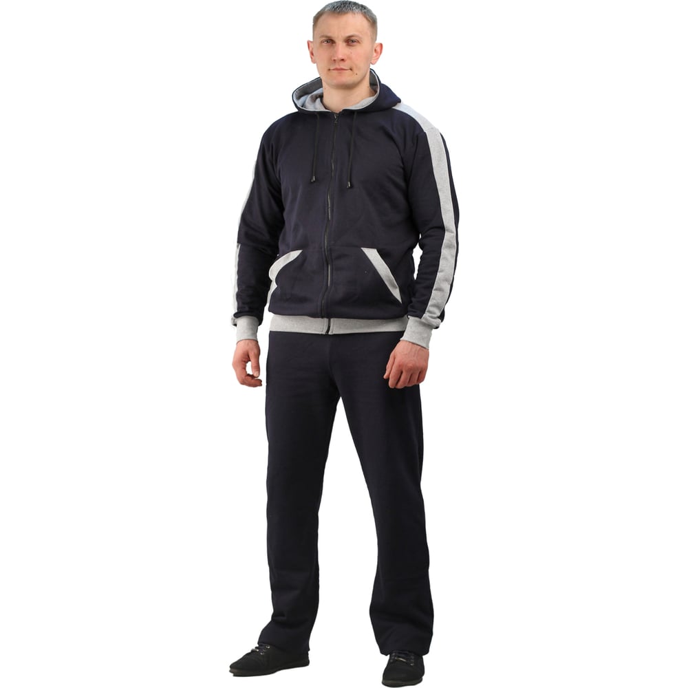 Изображение товара Трикотажный костюм URSUS ЯЛ-02-114, р.56-58, синий с серым 90002727