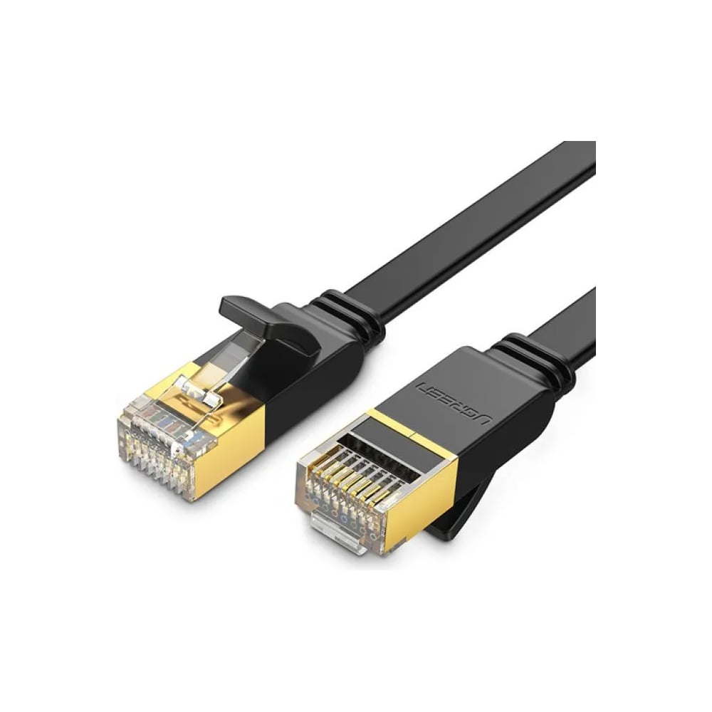 Изображение товара Ugreen NW106 Cat 7 U/FTP LAN кабель плоский 2м черный