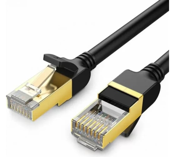 Изображение товара Кабель Ugreen NW107 Cat 7 F/FTP Lan Cable. Длина: 15м. Цвет: черный 11274UG