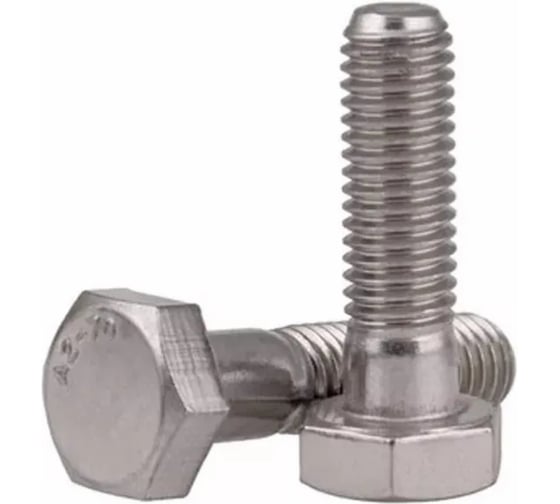 Изображение товара Болт SORREX М12x50 мм с шестигранной головкой по DIN 931 с неполной резьбой из нержавеющей стали А2 50 штук 0931-2-12-050 50