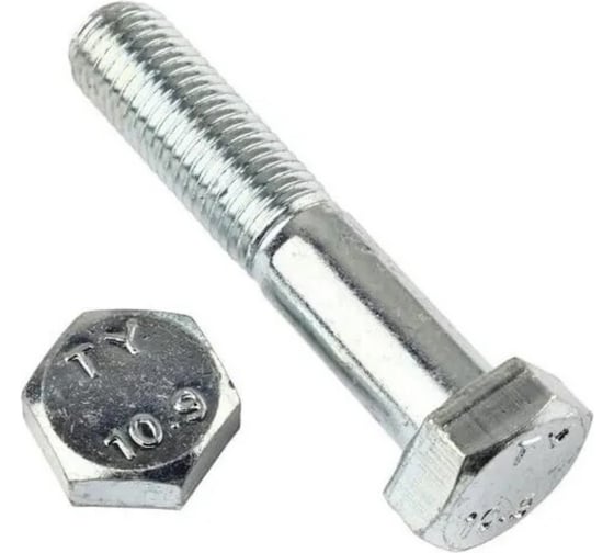 Изображение товара Болт SORREX М14x60, шаг резьбы 1,5 высокопрочный 10.9 с мелкой неполной резьбой оцинкованный 5 штук 0960-110-014-015-060 5