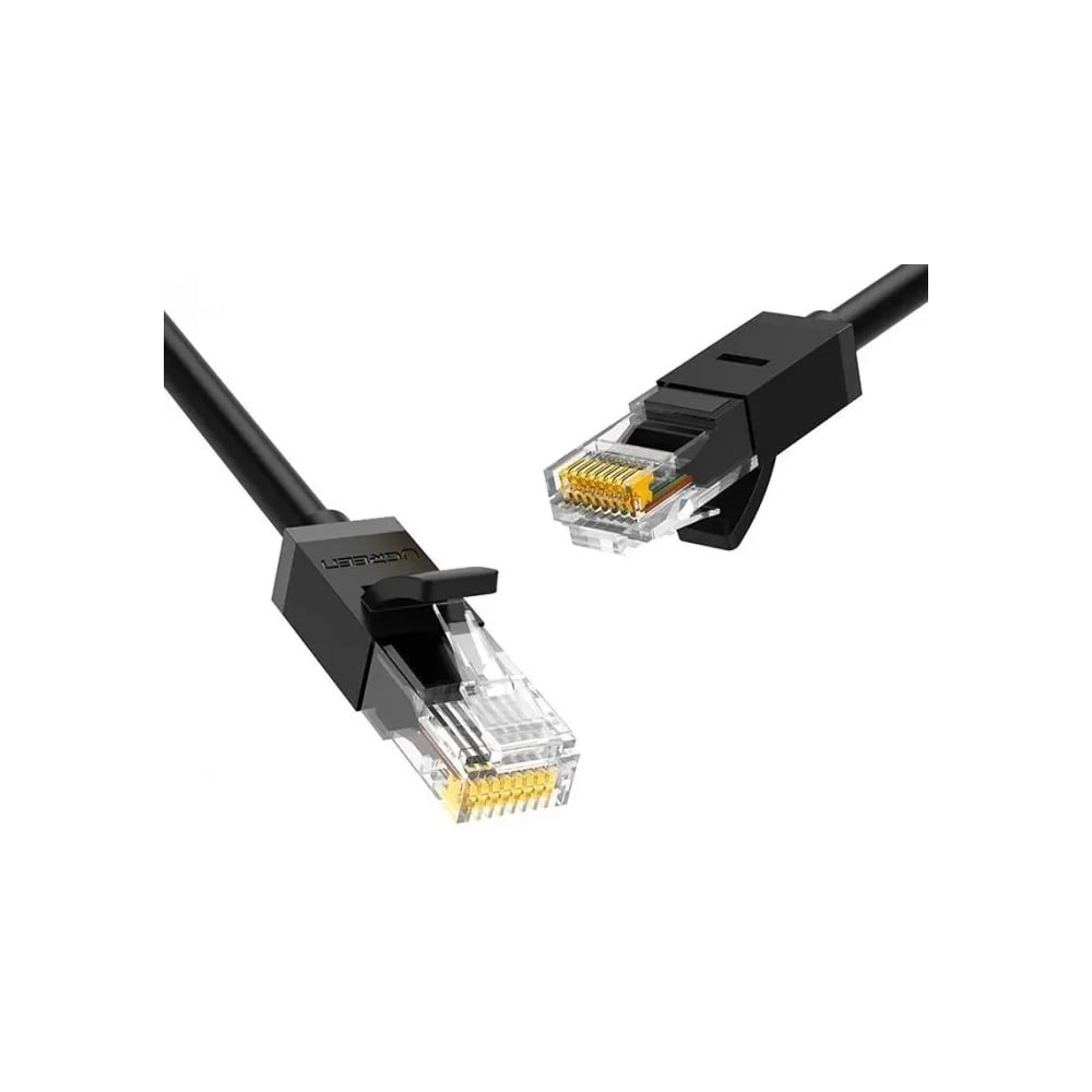 Изображение товара Кабель Ugreen Ethernet Cat 6 3м патч-корд U/UTP черный плоский