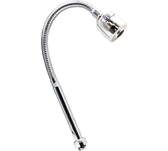 Изображение товара Излив для кухни Doron гибкий гофрированный с аэратором (2 режима), хром D027 (1/50) 018523