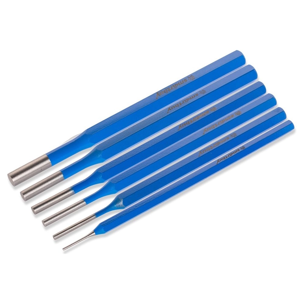 Изображение товара Набор выколоток 6 шт. Smartbuy 1.5-6 мм 48-52 HRC инструменты