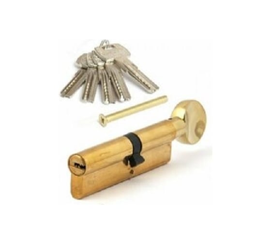 Изображение товара Цилиндровый механизм CRIT RT-238 30/40 Лп, латунь полированная 00191