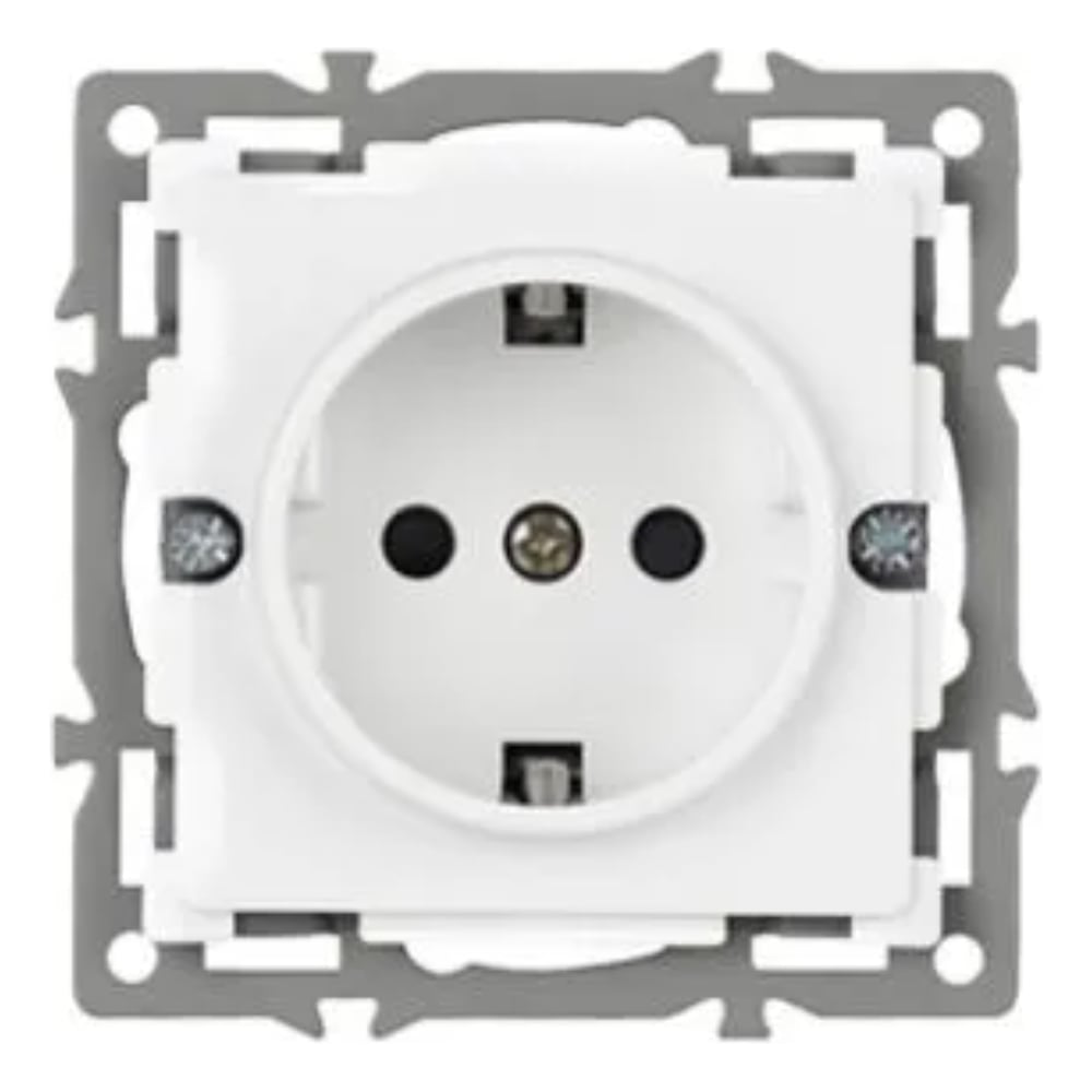 Изображение товара Механизм электрической розетки Arlight SCT-GP-MEU-PL-WH 1 шт для встраивания