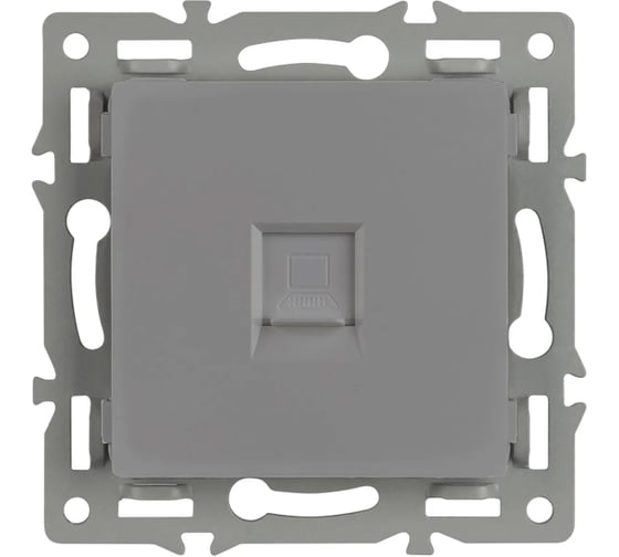 Изображение товара Механизм компьютерной розетки Arlight SCT-MPC1-PL-GR 1шт 045335