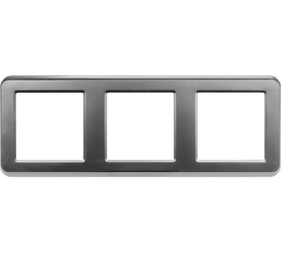 Изображение товара Рамка пластиковая Arlight FRM-VERSA-PL-3-GR 1шт 043785
