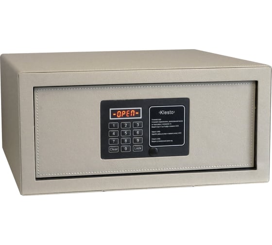 Изображение товара Сейф мебельный с отделкой кожей KlestO 202 Luxe Gray 1001911