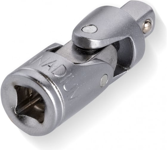 Изображение товара Кардан под квадрат SMARTBUY 1/4", угловой, cталь, матовая, шаровый фиксатор Tools SBT-SWC-14p1