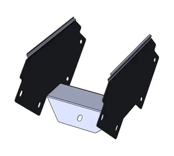 Изображение товара Угол внешний CABLIDERTRAYS (спуск) замковый 90 град, оцинкованный ЛМЗС-500х150-1,0-90