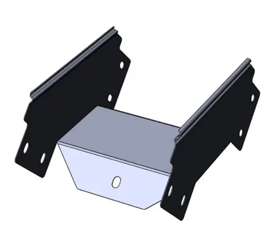 Изображение товара Угол внешний CABLIDERTRAYS (спуск) замковый 90 град, оцинкованный ЛМЗС-600х100-1,5-90