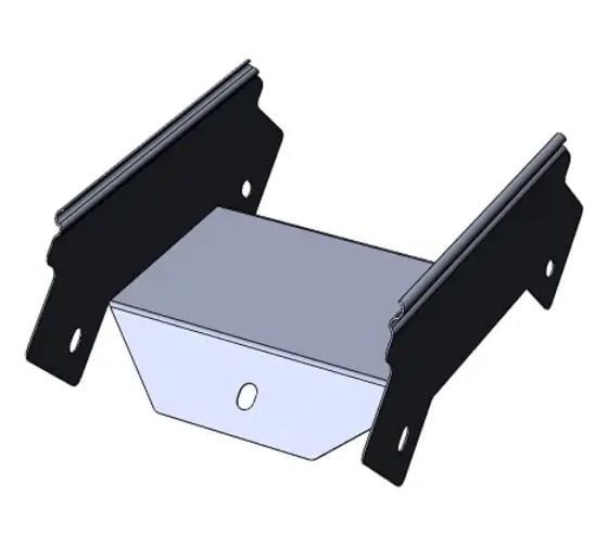 Изображение товара Угол внешний CABLIDERTRAYS (спуск) замковый 90 град, оцинкованный ЛМЗС-600х80-1,0-90