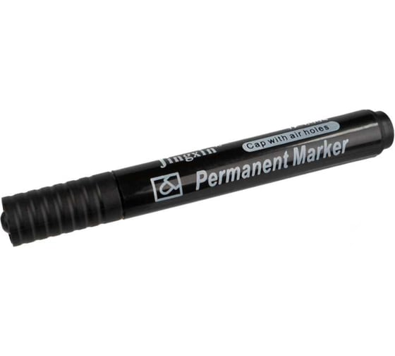 Изображение товара Маркер перманентный SAMGRUPP Премиум черный, 12 шт SAMC-037000012-12