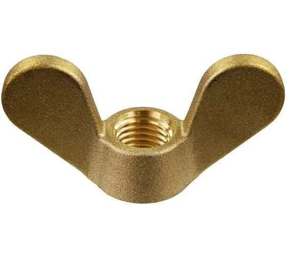 Изображение товара Гайка-барашек ЦКИ М4, DIN 315, ЛАТ., уп. 25 шт. 64140