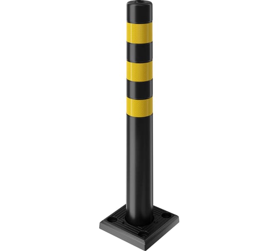 Изображение товара Гибкий парковочный столбик ТЕХНОЛОГИЯ ЧЕРНЫЙ с квадратным основанием 750 мм 00000004348