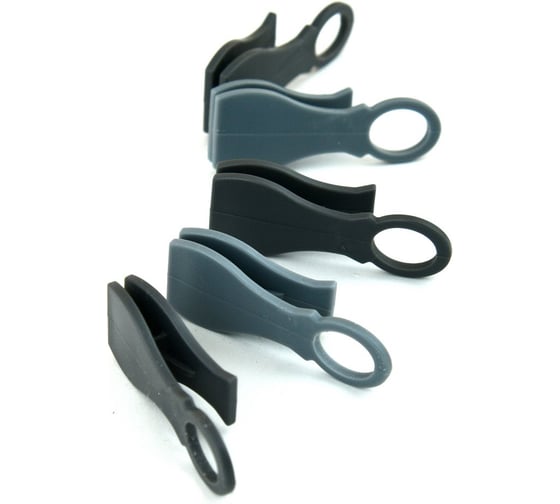 Изображение товара Прищепки для полотенец МУЛЬТИДОМ Набор 5шт, серый,  длина 4.5 см VL75-119